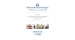 Desktop Screenshot of pernod-ricard-portugal.com