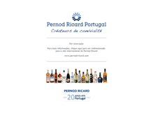 Tablet Screenshot of pernod-ricard-portugal.com